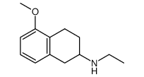 Ethyl-(5-methoxy-1,2,3,4-tetrahydro-naphthalen-2-yl)-amine Structure