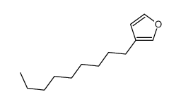 3-nonylfuran结构式
