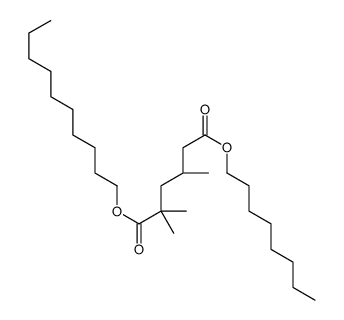 1-O-decyl 6-O-octyl (4S)-2,2,4-trimethylhexanedioate Structure
