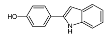 4-(1H-indol-2-yl)phenol Structure