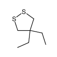 4,4-diethyl-1,2-dithiolane Structure