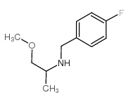 N-[(4-fluorophenyl)methyl]-1-methoxypropan-2-amine Structure