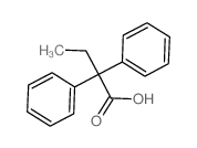 2,2-二苯基丁酸结构式