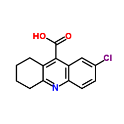 7-Chloro-1,2,3,4-tetrahydro-9-acridinecarboxylic acid Structure