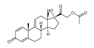pregna-1,4,9(11)-triene-17α,21-diol-3,20-dione 21-acetate图片