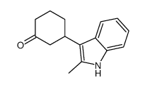 3-(2-methyl-1H-indol-3-yl)cyclohexan-1-one Structure