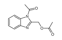 N-acetoxy-2-(acetoxymethyl)benzimidazole Structure