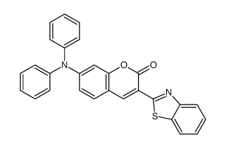 3-(1,3-benzothiazol-2-yl)-7-(N-phenylanilino)chromen-2-one结构式