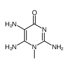 2,5,6-triamino-1-methyl-1H-pyrimidin-4-one Structure