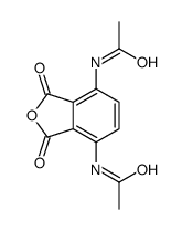 N-(7-acetamido-1,3-dioxo-2-benzofuran-4-yl)acetamide结构式