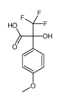 3,3,3-TRIFLUORO-2-HYDROXY-2-(4-METHOXYPHENYL)PROPIONIC ACID结构式