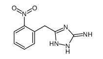 5-(2-Nitrobenzyl)-4H-1,2,4-triazol-3-amine structure