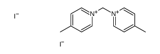 4-methyl-1-[(4-methylpyridin-1-ium-1-yl)methyl]pyridin-1-ium,diiodide结构式