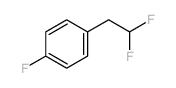 1-(2,2-difluoroethyl)-4-fluoro-benzene结构式