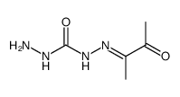 Carbonic dihydrazide,(1-methyl-2-oxopropylidene)- (9CI) structure