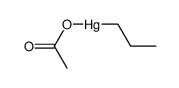 propylmercury (1+), acetate结构式