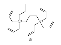 triprop-2-enyl-(3-triprop-2-enylammoniopropyl)azanium Structure