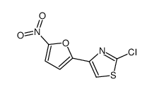 Thiazole, 2-chloro-4-(5-nitro-2-furanyl)- (9CI)结构式