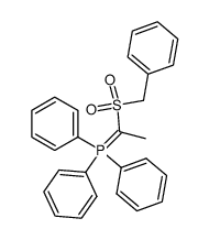 [(benzylsulfonyl)(methyl)methylene](triphenyl)phosphorane Structure