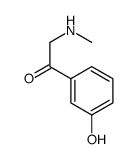 1-METHYLAMINO-3'-HYDROXYACETOPHENONE Structure