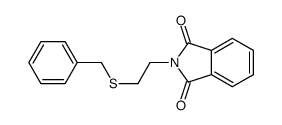 2-(2-benzylsulfanylethyl)isoindole-1,3-dione结构式