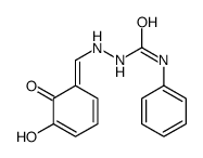 1-[[(Z)-(5-hydroxy-6-oxocyclohexa-2,4-dien-1-ylidene)methyl]amino]-3-phenylurea Structure