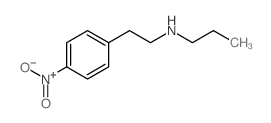 N-[2-(4-nitrophenyl)ethyl]propan-1-amine结构式