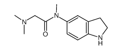 N1-(2,3-dihydro-1H-indol-5-yl)-N1,N2,N3-trimethylglycinamide Structure