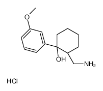 (+/-)-N-BISDESMETHYLTRAMADOL, HYDROCHLORIDE结构式