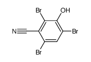 2,4,6-tribromo-3-hydroxy-benzonitrile Structure