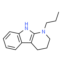 2,3,4,9-Tetrahydro-1-propyl-1H-pyrido[2,3-b]indole structure