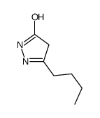 3-butyl-1,4-dihydropyrazol-5-one结构式
