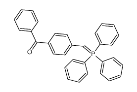 4-[(Triphenylphosphoranyliden)methyl]benzophenon Structure