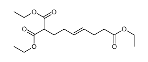 triethyl hept-4-ene-1,1,7-tricarboxylate结构式