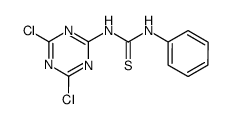 1-(4,6-dichloro-[1,3,5]triazin-2-yl)-3-phenyl-thiourea Structure