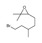 3-(5-bromo-3-methylpentyl)-2,2-dimethyloxirane Structure