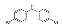 4-(4-chloroanilino)phenol Structure