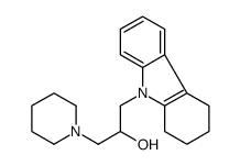 1-piperidin-1-yl-3-(1,2,3,4-tetrahydrocarbazol-9-yl)propan-2-ol Structure
