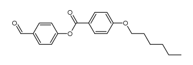 4-(4`-hexylhydroxybenzoylhydroxy)benzaldehyde结构式