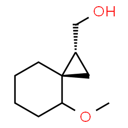 Spiro[2.5]octane-1-methanol, 4-methoxy-, (1R,3S)-rel- (9CI) structure