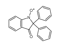 1,2-dihydro-2,2-diphenyl-3H-indole-3-one-1-oxyl Structure