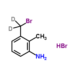 3-Amino-2-methyl-benzyl-d2 Bromide Hydrobromide Structure