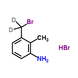 3-Amino-2-methyl-benzyl-d2 Bromide Hydrobromide structure