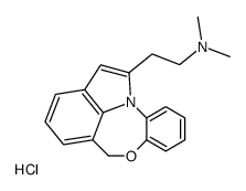 2-(6H-benzo[2,3][1,4]oxazepino[6,5,4-hi]indol-1-yl)-N,N-dimethylethan-1-amine hydrochloride Structure