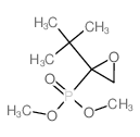 Phosphonic acid, [2-(1,1-dimethylethyl)oxiranyl]-,dimethyl ester (9CI) Structure