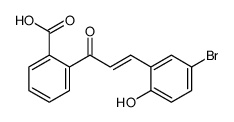 2-[3-(5-bromo-2-hydroxyphenyl)prop-2-enoyl]benzoic acid Structure
