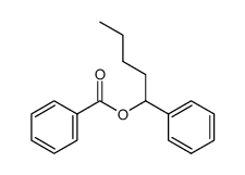 benzoic acid-(1-phenyl-pentyl ester) Structure