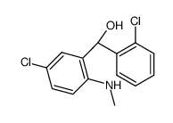 2-methylamino-5,2'-dichlorobenzhydrol结构式