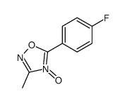 5-(4-fluoro-phenyl)-3-methyl-[1,2,4]oxadiazole 4-oxide Structure