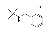 N-(2-hydroxybenzyl)-tert-butylamine结构式